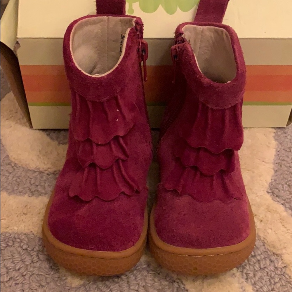 Size 4 Livie and Luca suede leather boot